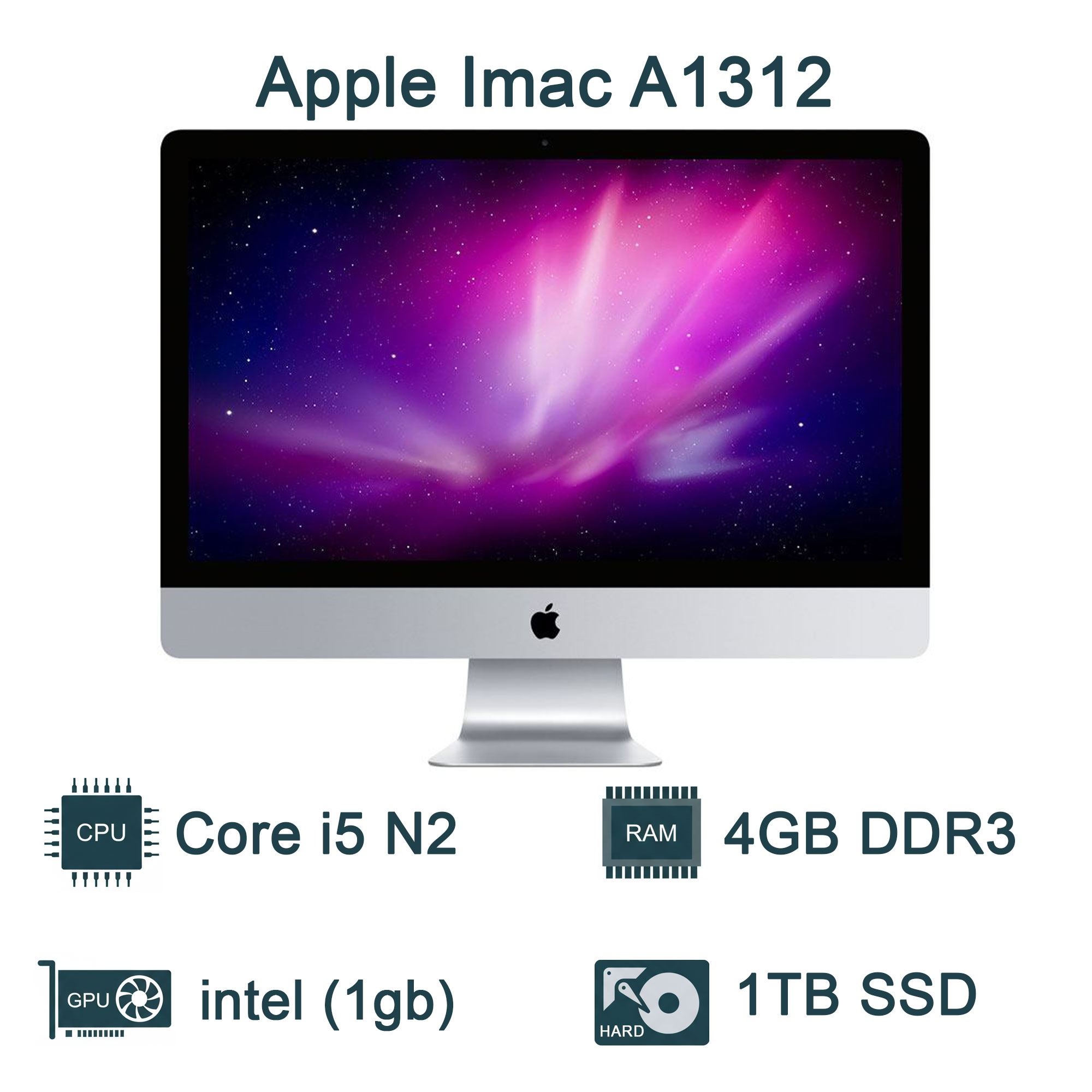 آل این وان آی مک استوک 27 اینچ اپل imac A1312 پردازنده i5 نسل 2